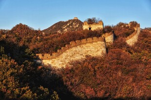 秋日长城美景