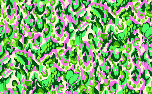 绿色花卉图案背景纹理