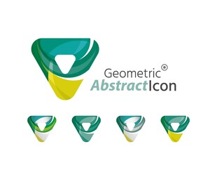 几何抽象标志设计