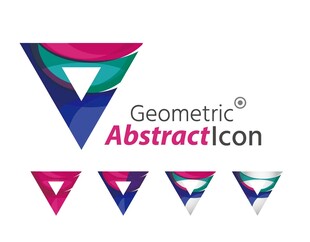 几何抽象图标集合