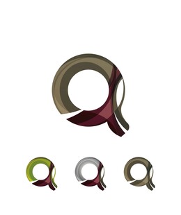 多彩环形创意设计图案