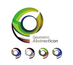 几何抽象图标设计