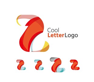 酷炫字母U标志设计