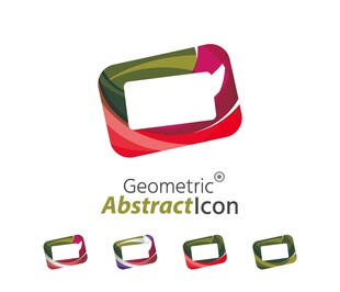 几何抽象风格图形设计