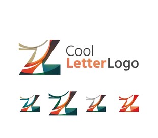 酷炫字母标志设计示例