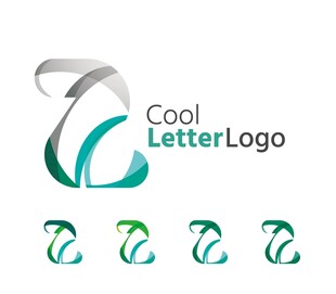 酷炫字母标志设计