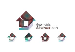 几何抽象图标设计