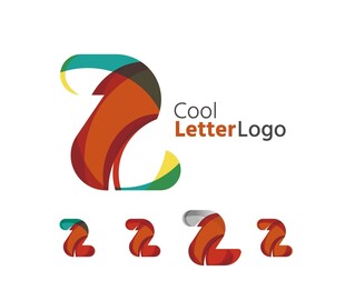 创意字母Z标志设计