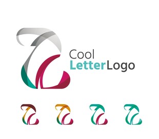 酷炫字母标志设计示例