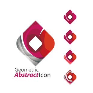 几何抽象图标设计