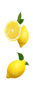 新鲜柠檬清新诱人