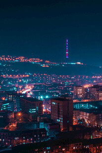 璀璨都市夜景俯瞰