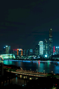 城市璀璨夜景