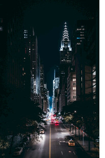 都市夜晚繁华街景