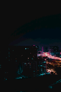 城市夜景璀璨灯光秀
