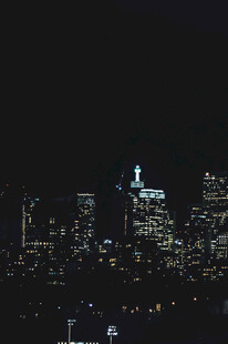 城市夜景璀璨灯火辉煌