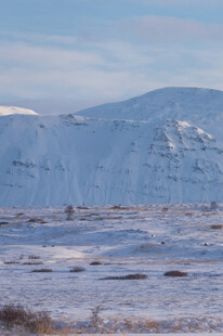 雪山荒原壮丽自然景观