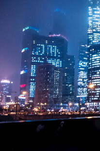 莫斯科都市璀璨夜景