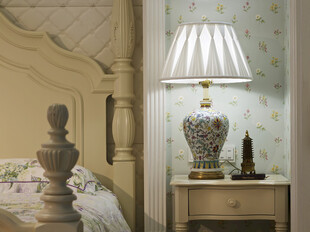 古典风格床头台灯摆件