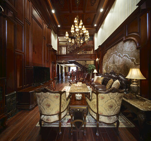豪华古典风格的客厅空间