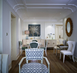 优雅简约的室内家居场景