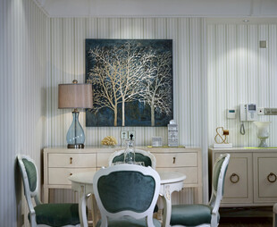 简约餐厅室内装饰场景