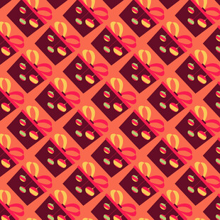 圣诞礼盒图案背景图片