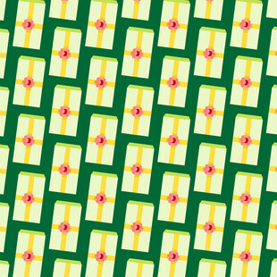 浅绿色礼盒图案背景图片