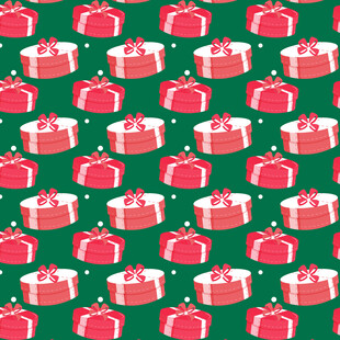 红色礼盒图案背景图片
