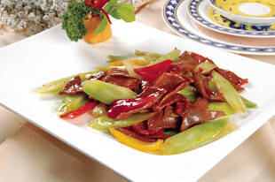 凤尾兰炒驼鸟肾元份