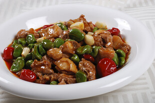 鲜蚕豆烧大雁