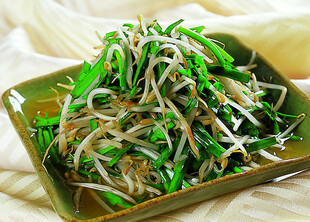 韭菜炒豆芽