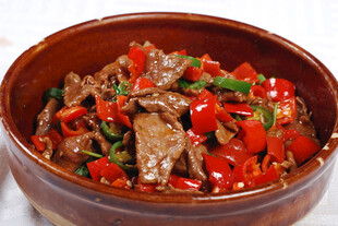 小炒黄牛肉