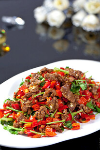 小炒黄牛肉