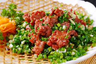 香葱煎牛肉
