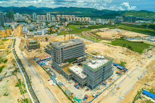 建筑工地俯瞰图