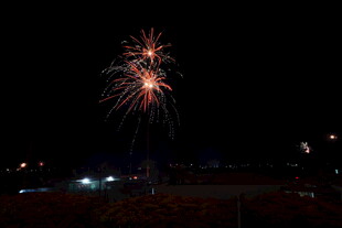 绚丽烟花夜空绽放