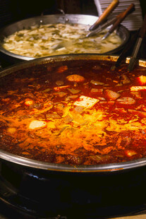 热气腾腾的美味火锅