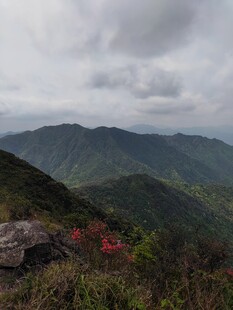 山间云雾缭绕的壮美景色