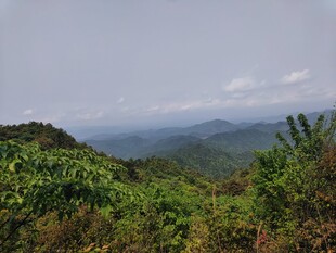 青山绿野中的壮阔远景