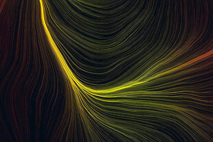 绚丽动感线条抽象艺术图