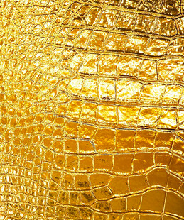 金色鳄鱼纹皮革纹理