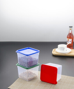 多彩密封收纳盒展示