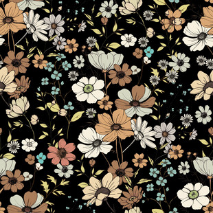 小碎花 数码印花