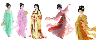 古风女子翩翩起舞