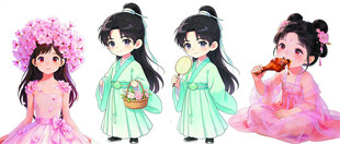 古风少女玩偶灵动又可爱