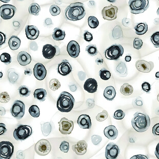 蓝白圆圈图案纹理背景