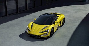 炫酷黄色超跑外观展示