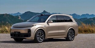 银色SUV停于开阔风景处