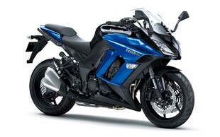 炫酷蓝色运动型摩托车